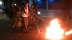 Kerusuhan di Sragen, Pagar DPRD dan Dua Pos Polisi Dirusak Massa Tak Dikenal
