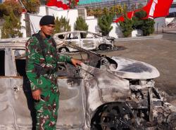 Pasca Gedung DPRD Makassar dan Sulsel Dibakar Massa, TNI Ambil Alih Pengamanan Kota