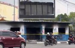 Penampakan Pos Polisi Hangus Usai Diamuk Massa di Serang Banten