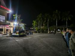 Antisipasi Gangguan Kamtibmas, Polres Nganjuk Intensifkan Patroli Skala Besar