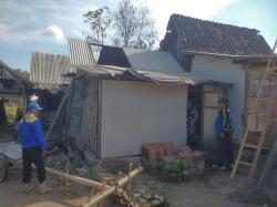 Angin Kencang Terjang Desa Sumberejo, Akibatkan Rumah Warga Rusak