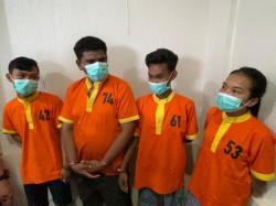 Polisi Ringkus 4 Kurir Narkoba di Batam, Sita 710 Ekstasi dan 116 Gram Sabu