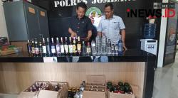 Razia Antisipasi Kerusuhan di Jombang, Polisi Sita 916 Botol Miras