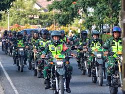 Patroli Gabungan Kodim 1016/Plk Ciptakan Kondusifitas dan Keamanan Wilayah Palangka Raya