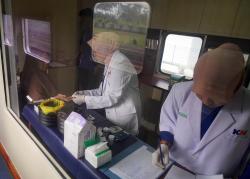 Warga Antusias Datangi RailClinic di Stasiun Kebasen untuk Periksa Kesehatan