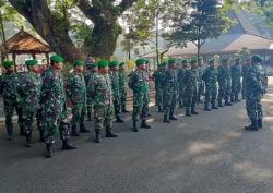 Pasca Aksi Ricuh, Anggota TNI Dari Kodim 0717 Grobogan Masih Disiagakan di DPRD Dan Setda Grobogan