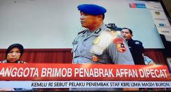 Kompol Cosmas Dipecat dari Polri, Dituduh Lindas Ojol Saat Demo Ricuh