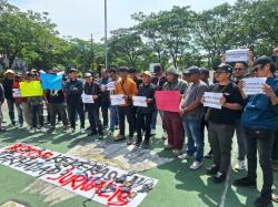 Tolak Intimidasi Wartawan, Puluhan Jurnalis Bekasi Gelar Aksi di Polsek Cikarang Pusat