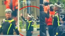 Viral! Polisi Arif Disambut Sorakan Massa Aksi, Warganet: Ini Baru Polisi Rakyat!