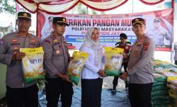 Beras Murah Jadi Rebutan, Polres Pidie Jaya dan Bulog Tebar 95 Ton SPHP untuk Warga