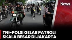 Polisi dan TNI Gelar Patroli Besar Sisir Jakarta Hingga Pelabuhan Tanjung Priok