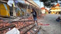 Kerugian Atap Pasar Sore Tuban Runtuh Capai Ratusan Juta