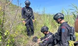 Brimob Polda Jabar Ledakkan Mortir Aktif Temuan Warga di Pameungpeuk Garut