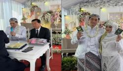 Viral! Guru asal Sukabumi Dinikahi Pria Korea, Pesta Pernikahan Perpaduan Budaya Sunda dan Korea