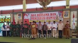 Pemkab Tegal Gelar Doa Bersama dan Deklarasi Damai