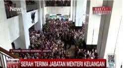Ribuan PNS Kemenkeu Lepas Sri Mulyani dengan Penuh Haru dengan 3 Lagu