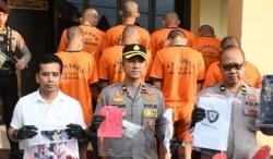 Polres Madiun Kota Tetapkan 9 Tersangka Kerusuhan Demo Didepan Gedung DPRD