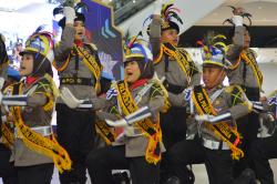 15 Peleton Polres Jajaran Polda Jateng Adu Keterampilan hingga Variasi Formasi di Lomba Polisi Cilik