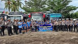 Satlantas Polresta Palangka Raya Edukasi Siswa Sekolah Tentang Tertib Berlalu Lintas