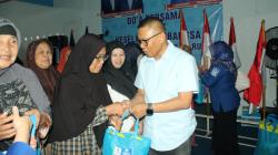 HUT ke-24 Partai Demokrat,  Dudung Sudiana Berbagi Santunan Yatim dan Bantuan Sosial di Garut