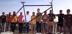 Sepeda Raksasa di Puncak Tertinggi Laindeha, Kreatifitas dan Totalitas Warga Sambut Tour de EnTeTe