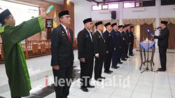 Wali Kota Tegal Rotasi 10 Jabatan Pimpinan Tinggi Pratama