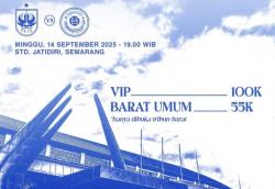 Tiket PSIS Vs Persiku di Jatidiri Dijual Rp55.000-Rp100.000, Pembeli Hanya untuk KTP Semarang