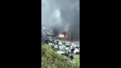 Gudang Rosok di Simo Boyolali Terbakar Hebat, Api Nyaris Merembet ke Permukiman