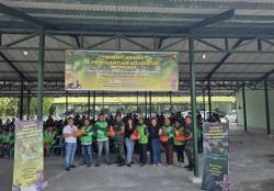 RFB Medan Gandeng Yon Kav 6/NK Berikan Bantuan Pangan ke 200 Ojol