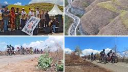 Panorama Perbukitan dan Padang Sabana Jadi Jalur Eksotis Tour de Entete Etape IV di Sumba Timur