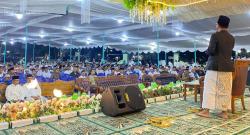 Suasana Khidmat, Ribuan Jama'ah Padati Peringatan Maulid Nabi di Purworejo