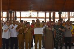 Jaga Stabilitas Sosial Politik di Kabupaten Grobogan, Elemen Masyarakat Gelar Deklarasi Damai