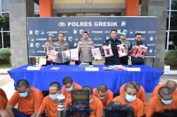 20 Tersangka Narkoba Diamankan dalam 12 Hari Operasi Tumpas Narkoba di Gresik