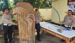 Polisi Amankan 4 Bocah di Cisauk Tangsel, Ketahuan Bikin Sajam untuk Tawuran