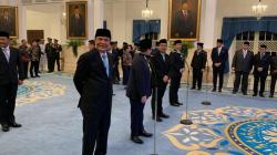 Prabowo Lantik Djamari Chaniago Jadi Menko Polkam dan Erick Thohir Jabat Menpora