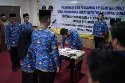 9 PPPK dan 1 ASN Dilantik, Bupati Subang : Melayani, Bukan Dilayani