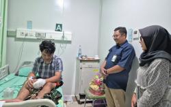 Shandy, Karyawan Korban Ledakan Oven, Tenang Usai Dapat Kepastian Perlindungan Pengobatan Penuh 