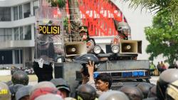 Polres Sragen Gelar Simulasi Unjuk Rasa Anarkis, Ribuan Personel Latihan Kendalikan Massa