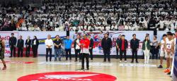 Ribuan Suporter Panaskan GOR Sahabat, Honda DBL 2025 Resmi Bergulir di Semarang