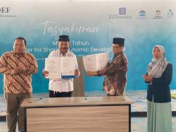 CSED INDEF Rayakan Milad 1 Tahun, Fokus Perkuat Ekonomi Syariah Indonesia