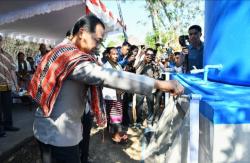 Berkat Polri, Warga Liliba Tak Lagi Beli Air Tangki