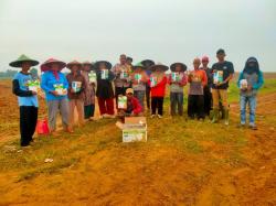 Dukung Program Ketahanan Pangan Nasional, Polres Metro Bekasi Tanam Jagung di Lahan 25 Hektare