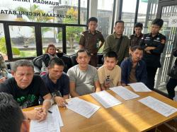 BNN Limpahkan 6 Tersangka Sabu 2 Ton ke Kejari Batam