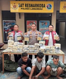 Penangkapan Terbesar! 46 Kg Sabu Disita di Lamandau Kalteng Diduga untuk Kota Besar