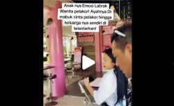 Viral! Anak Perempuan Labrak Ayahnya yang Ketahuan Jalan dengan Selingkuhan di Mall