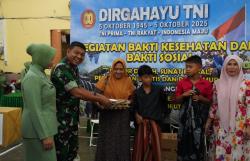 Antusias Masyarakat Manfaatkan Pengobatan Gratis dan Sunat Massal HUT ke-80 TNI di Korem Lilawangsa