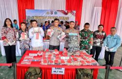 Polres Lamandau Gagalkan Peredaran 46,7 Kg Sabu Lintas Provinsi