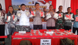 Polisi Sita Sabu 46,7 kg di Lamandau Ternyata bakal Diedarkan ke Kaltim dan Kalsel