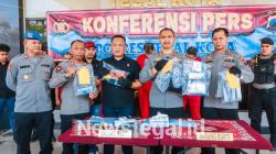 55 Kasus Narkoba Diungkap, 69 Tersangka Diamankan Jajaran Polres Tegal Kota
