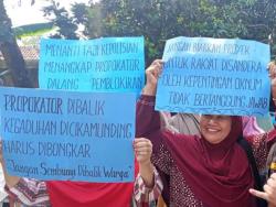 Geram! Akses Jalan PLTMH Diblokir Oknum, Warga Cikamunding Lebak Tuntut Dalangnya Ditangkap